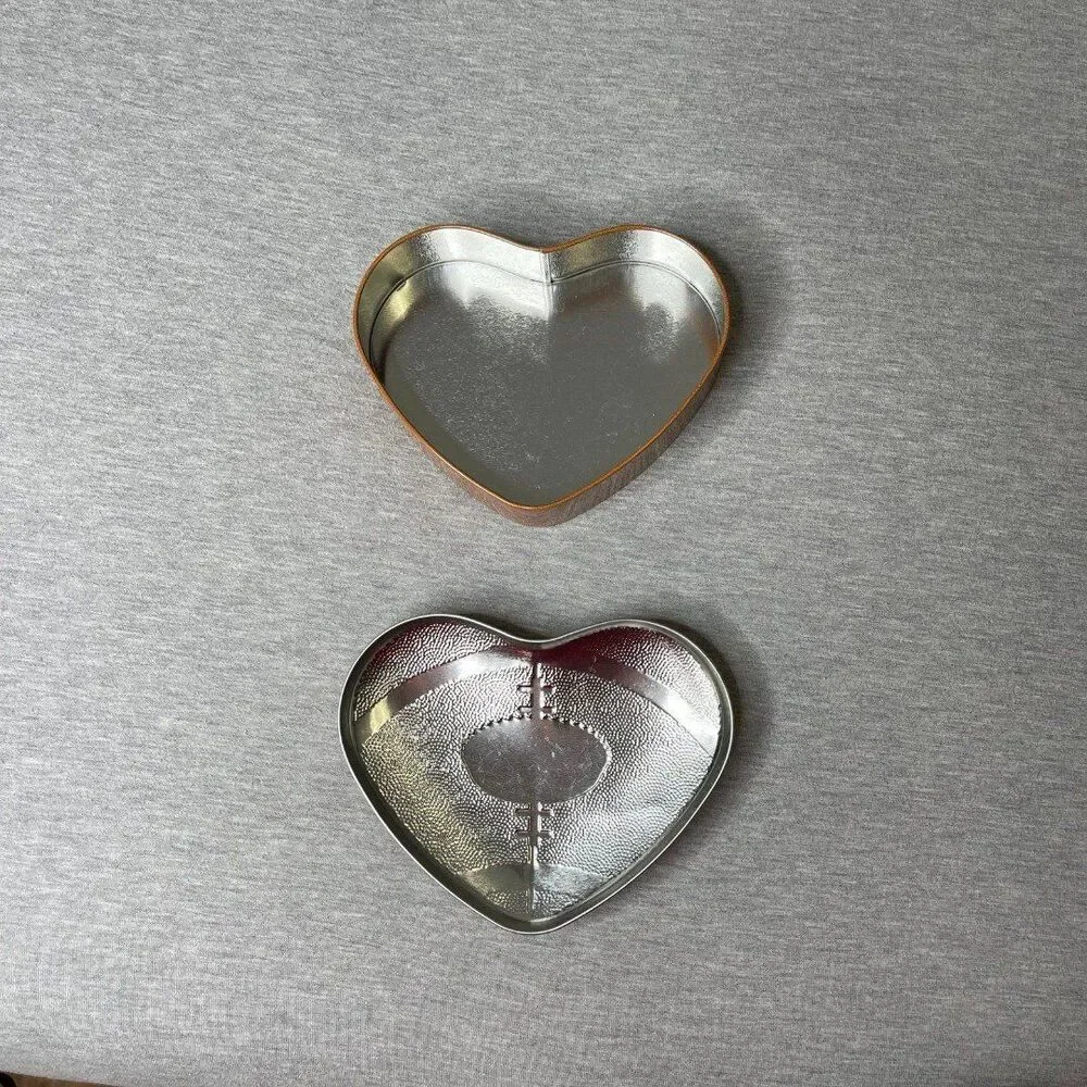 Reese's Peanut Butter Cup Football Heart Shaped Tin